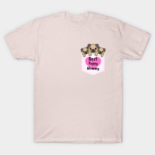 Best Puppy Mommy Pocket T-Shirt